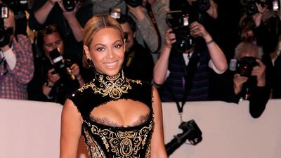 Beyonce in Pucci at the 2011 Met Gala. EPA