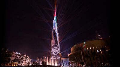 The Burj Khalifa has put out an open call to designers, light and 3D mapping artists to submit their work - 10 selected pieces will be displayed on the world's tallest building. Courtesy Emaar