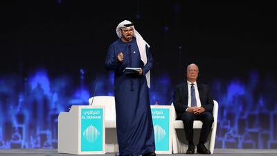 Mohammad Al Gergawi, Minister of Cabinet Affairs and the Future, said governments need to act fast to gain control of the technology revolution. Chris Whiteoak / The National