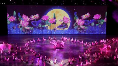 Dancers perform during the opening ceremony of the 31st Southeast Asian Games in Hanoi. AP