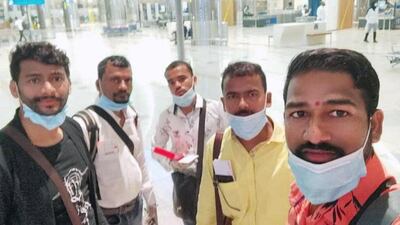 Workers and families return to India on private flights organised last year by a Dubai businessman with volunteers from the UAE. A new group has been launched called Rescuing every distressed Indian overseas (Redio) that will help Indians in need across the globe return home. Courtesy: Dhanashree Patil