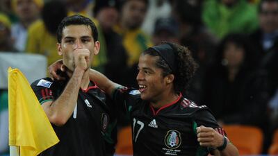 Giovani Dos Santos, striker (Villarreal)l; Age 24; 71 caps. Much-travelled, skilful and diminutive forward born in Monterrey to a Brazilian footballer father. Is a product of Barcelona’s famed La Masia academy and Under-17 World Cup winner with Mexico. Has had experience in England for Tottenham Hotspur and Ipswich Town, Galatasaray in Turkey and Racing Santander and Real Mallorca in Spain. Career has been disrupted by injuries but he won Olympic gold in 2012. Pedro Ugarte / AFP