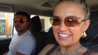 Molly-Mae Hague and Tommy Fury did not wear compulsory face masks while using a taxi in Dubai. YouTube