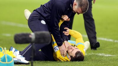 Nigel Pearson, now manager of Watford, actually escaped punishment for appearing to throttle James McAurthur but was reminded of his responsibilities by the Football Association in 2015. Leicester boss Pearson grabbed McArthur around the throat during Crystal Palace's 1-0 win at the King Power Stadium. The FA contacted Pearson, but did not take any further action against the Foxes boss. Pearson has attempted to laugh off his touchline scuffle with Palace's record signing McArthur. Getty