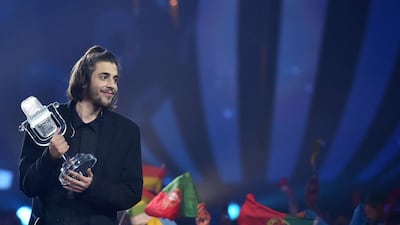 Salvador Sobral won this year’s Eurovision – the first time his nation Portugal has won the song contest. Sergei Supinsky / AFP
