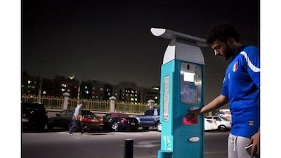 A reader suggests that Mawaqif find a way to recycle its parking payment cards. Silvia Razgova / The National