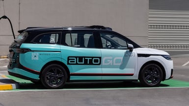 Autogo taxis will travel on set routes to and from locations on Yas Island. Photo: Wam