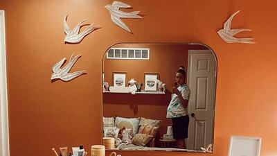 Gigi Hadid, seen while pregnant, has shared a look inside the nursery of her newborn daughter. Instagram / Gigi Hadid