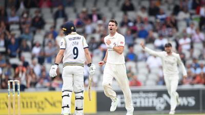 James Anderson will be tasked, alongside Stuart Broad, with leading England's pace attack against India. Getty Images