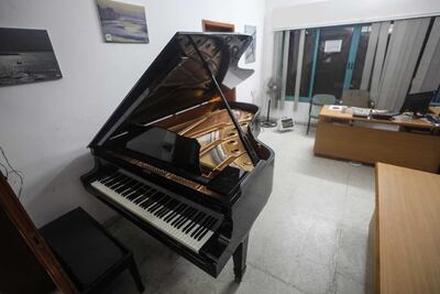 The instrument was damaged during a missile attack in 2014 but was later restored. Nagham Mohanna for The National