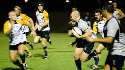 Dubai Hurricanes, in yellow, are closely knit group, according to captain Chris Gregory.