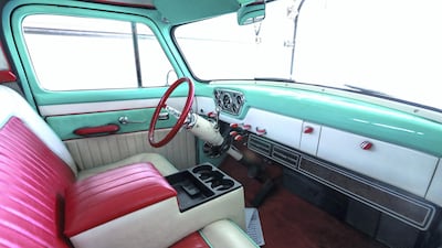 It had been fully restored and customised in the United States. Victor Besa / The National