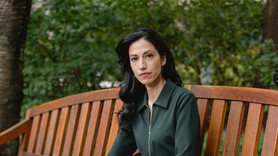 Huma Abedin refers to her estranged husband Anthony Weiner as her first love in her memoir 'Both/And: A Life in Many Worlds'. AP
