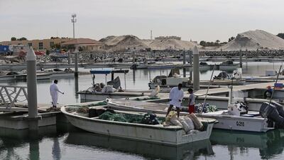 Umm al Quwain’s fishermen have given the facilities a mixed review and say more needs to be done. Sarah Dea / The National
