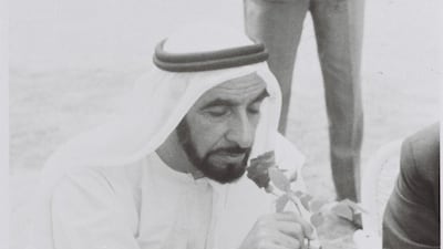 An image of Sheikh Zayed from the archives. Courtesy aletihad