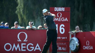 Ernie Els is the only three-time winner of the Omega Dubai Desert Classic and holds the Majlis Course record. Courtesy: Omega Dubai Desert Classic