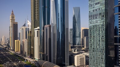 The Dubai International Financial Centre. Key UAE government policies are aimed at providing workers with long-term stability. Bloomberg