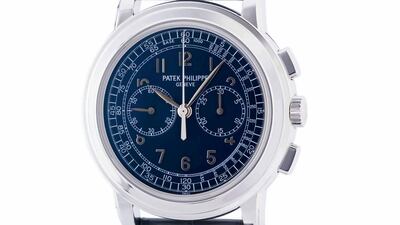 Patek Philippe platinum chronograph, 2008