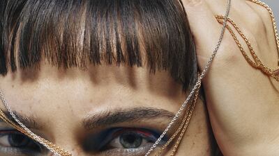 Turning heads: Stasia wears jewellery by Louis Vuitton and Piaget. Make-up: Infusion de Rose Nourishing Crème; Radiance Foundation Primer; Candle Glow Concealer & Highlighter No 1; Translucent Loose Setting Powder; Contour Kit, all from Laura Mercier. Maestro Fusion Makeup 4.5, Giorgio Armani. Pro-Prime Instant Line & Pore Perfector, Nars Cosmetics. Gimme Brow Volumising Fibre Gel, Benefit. Colour Gradation Palette in Blue; Cheek & Lip Glow, both from Christian Dior. Oeil Vinyle Luminous Ink Eyeliner in Rouge, Christian Louboutin. Kiss & Blush Soft Matte Colour No 10, YSL. Rouge Coco Gloss in Bourgeoisie, Chanel