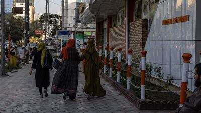 Kabul streets a day after the US forces left. Stefanie Glinski / The National