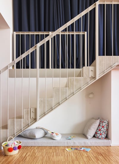 Beware of areas where piles of clutter collect, such as under the stairs. Getty