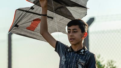 The annual kite festival at Abu Nawas park in Baghdad gets under way. AFP