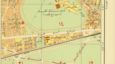 An atlas showing an undated map of Alexandria, Egypt.