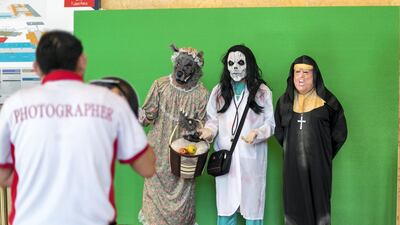 Cosplayers at Middle East Film & Comic Con. Reem Mohammed / The National