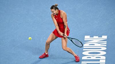 World No 2 Aryna Sabalenka did not drop a set during the entire tournament Down Under. AFP