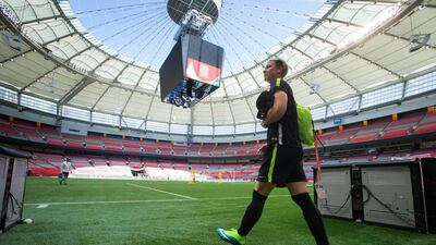 Abby Wambach starred for the US runners-up side at the 2010 Women's World Cup. Darryl Dick / The Canadian Press / AP / July 4, 2015
