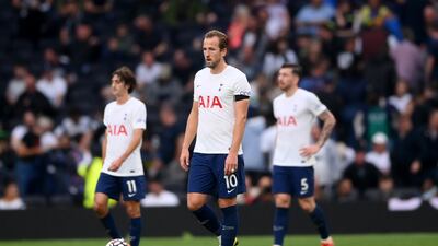 Harry Kane has started the season slowly as Tottenham struggle for regular goals in the Premier League. Getty Images