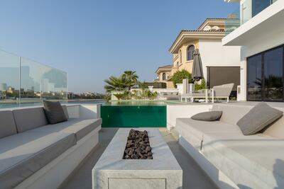 The pool-side sunken fire pit. Photo: LuxuryProperty.com