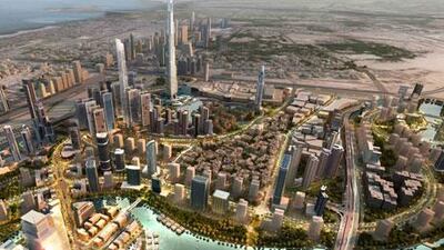 Mohammed Bin Rashid City will target the record books with the world's biggest mall, a garden project larger than London's Hyde Park and more than 100 hotels. Courtesy Wam