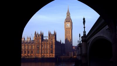 The Houses of Parliament in London. PA