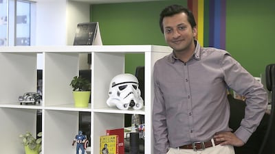 The 35-year-old chief of Centric, Usman Khalid, became a millionaire at 24. Jeffrey Biteng / The National