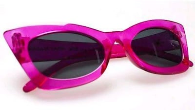 Pink sunglasses from S*uce's annual "Sparkle for a Good Cause" campaign.