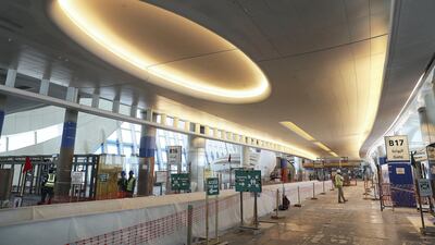 The Midfield Terminal is pegged to open in the fourth quarter of 2019. Pawan Singh / The National