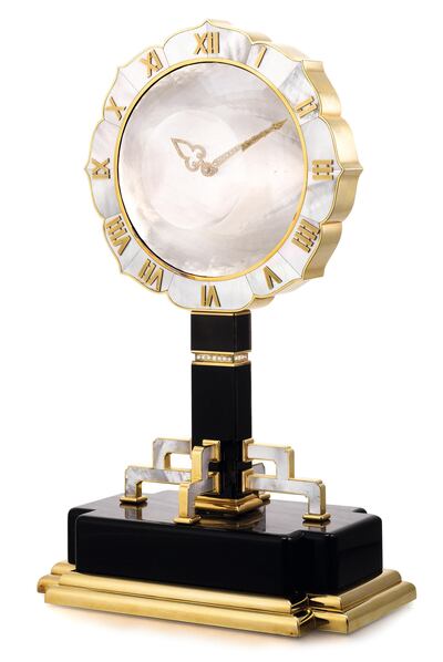 Cartier Flower Mystery Clock