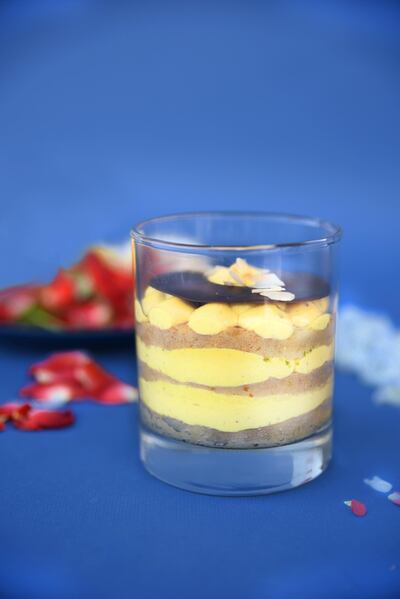 Mango srikhand trifle on the Diwali menu at Moreish
