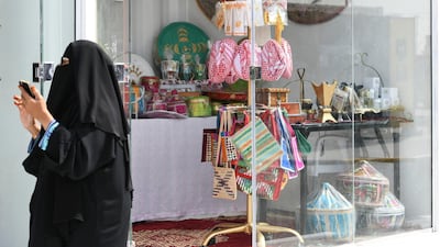 An arts and crafts boutique at Marsa Mina. Khushnum Bhandari for The National