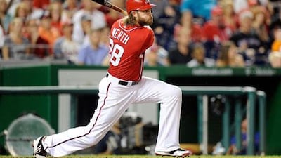 Jayson Werth was in great hitting form for the Washington Nationals against the New York Mets. Greg Fiume / Getty Images / AFP