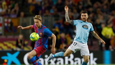 Frenkie De Jong – 6. Barca were very different without Sergio Busquets, played a 3-3-1-3 and had only 47 per cent of possession in the first half - yet hit Celta twice on the break to score. Booked and will miss the weekend game at Getafe. Looked like he was booked on purpose. Reuters