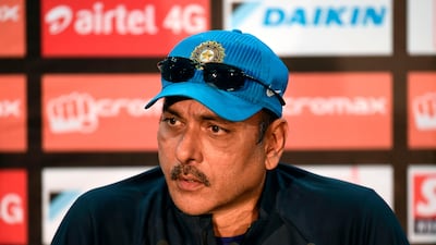 Ravi Shastri will lead the India cricket team up until the 2019 World Cup. Munir Uz Zaman / AFP