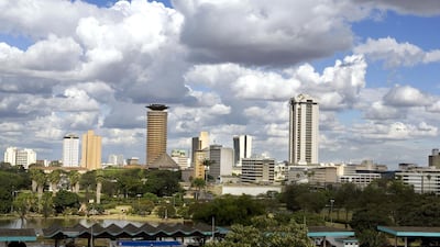 The skyline of Kenya's capital Nairobi. The IFC will also increase its investment in trade finance and start-ups, in sectors including financial technology and energy in Africa. Bloomberg