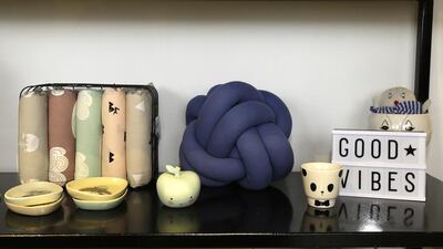 The duo built the concept from scratch, and have been responsible for everything from branding and product sourcing to the design of the store. In the future, they hope to start designing and producing their own furniture under the Nook brand. Jeffrey E Biteng / The National