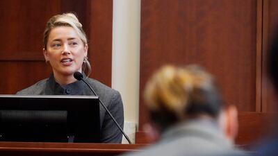 Heard said her ex-husband was hallucinating and talked to people who were not in the room. EPA