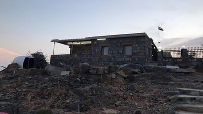 Yanas mountaintop lodge in Ras Al Khaimah. Courtesy Yaqoob AlNuaimi