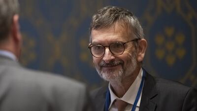 'I am grateful to the Secretary General for that opportunity and for his confidence in me, but I have asked him to relieve me of this duty,' Volker Perthes told the UN Security Council. EPA