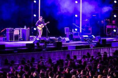 John Mayer's performance concluded the Saadiyat Nights season. Photo: Saadiyat Nights