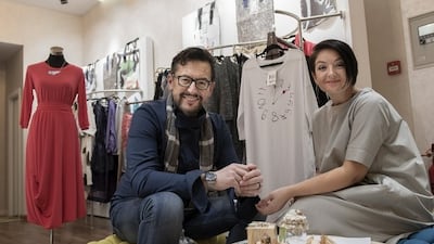 Naid Dzananovic and Emina Sabic Dzananovic. Vidhyaa for The National